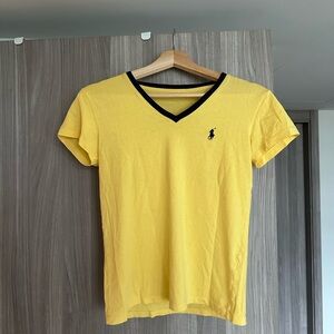 Vintage yellow polo shirt